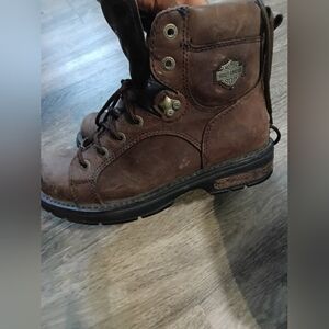 Harley-Davidson Brown Leather Boots mens size 8